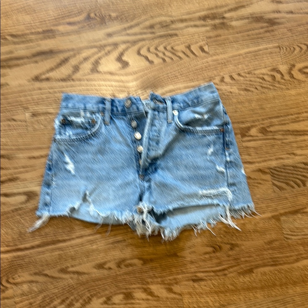 Agolde denim cutoff’s